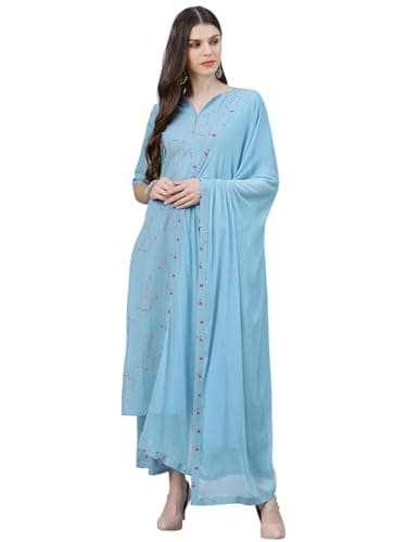 Libas Printed Rayon Straight Kurta Set for Women (6909RS)