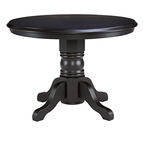 Homestyles Blair Black Round Dining Table, 42"