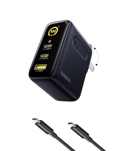 Baseus Picogo 100W 3-Port USB-C Laptop Charger w/ Display (2x USB-C + 1x USB-A) $30 + Free Shipping