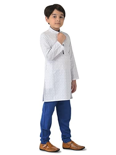 CuB McPAWS be curious 11 year Boys Kurta set|Kids Indian Wear|Ethnic Cotton Kurta Pajama for Boys|4-12 Years