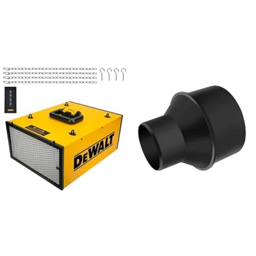 DeWALT DWXAF101 Air Filtration...o 2-1/2 Inch Hose Cone Reducer