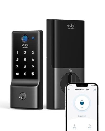 eufy Security Smart Lock C220, Fingerprint Keyless Entry Door Lock $98