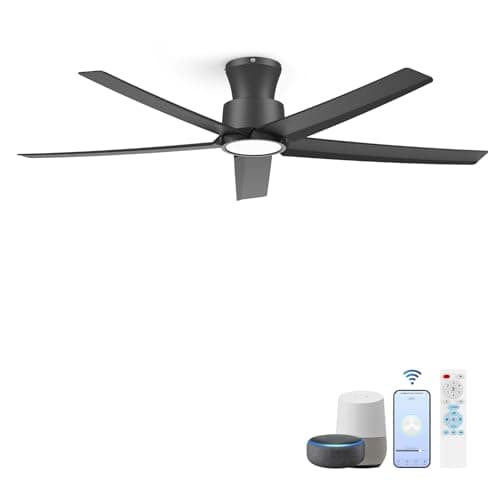 52" ocioc Smart Ceiling Fan w/ Dimmable Light $59 + Free S/H