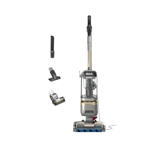 Shark | Upright Vacuum Cleaner for Home | Rotator Lift-Away | No Hair Wrap | HEPA Filter | Lightweight Bagless Vacuum for Pet Hair | LED Headlights For Carpets & Hardwood Floors | Silver | LA502