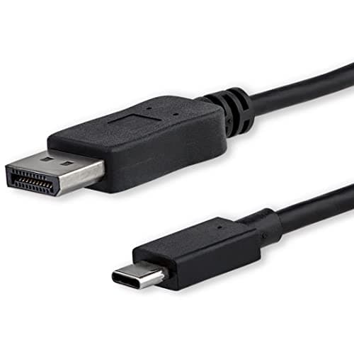 StarTech 3.3 ft (1 m) USB-C to...dapter Cable - 4K 60Hz - Black