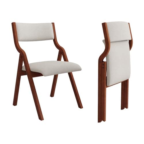 Ball & Cast Upholstered Foldin...stall,for Kitchen,White+Cherry