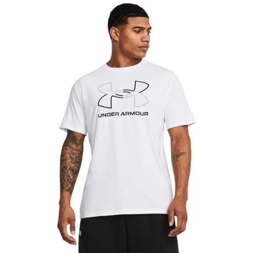 Under Armour Men's Global Foundation Short Sleeve T Shirt, (100) White / / Black, Large