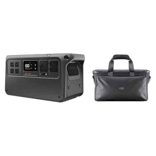 DJI Power 1000 V2 Portable Power Station with Protective Storage Bag, 1024Wh LFP Battery, 2600W Stable Output $459