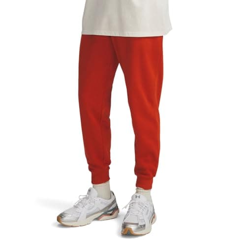 $20.95: Under Armour Men's Rival Fleece Joggers (Gray or Orange, Various Sizes SM-3XL)