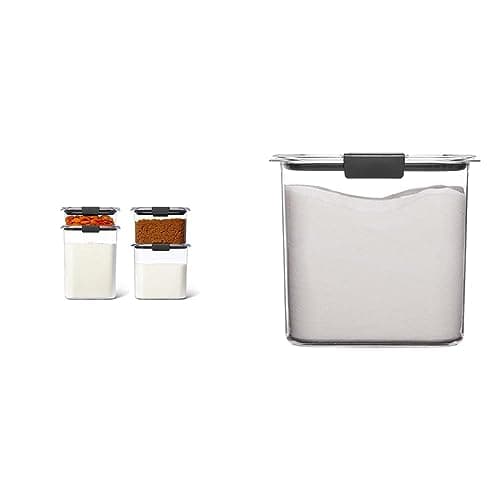 Rubbermaid Brilliance Food Sto...ers with Lids (Small) | 12-Cup