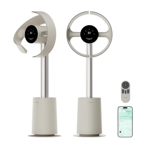 DREAME Bladeless Tower Fan for...e-Adaptive Airflow, MF10-Beige