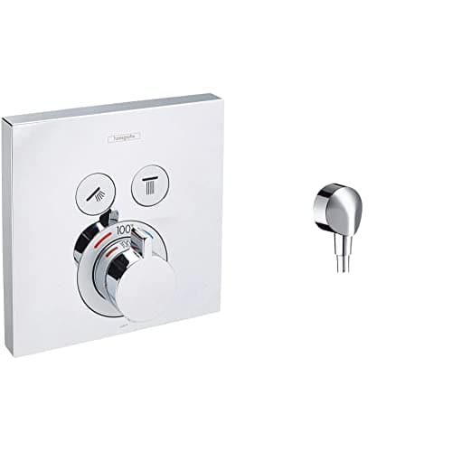 hansgrohe ShowerSelect Modern ...ol Shower Trim and Wall Outlet