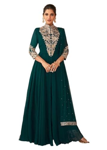 Shreeva Fashion Ready to Wear Indian/Pakistani Party Roka wear Royal Traditional Anarkali Suit/Gown Salwar Suit for Womens