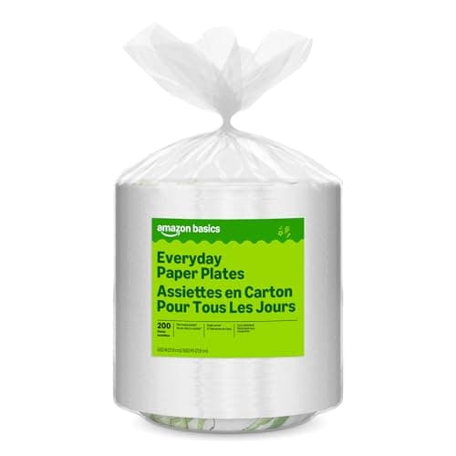 Stock Up: 200 Amazon Basics Paper Plates Only $8 Shipped on Amazon