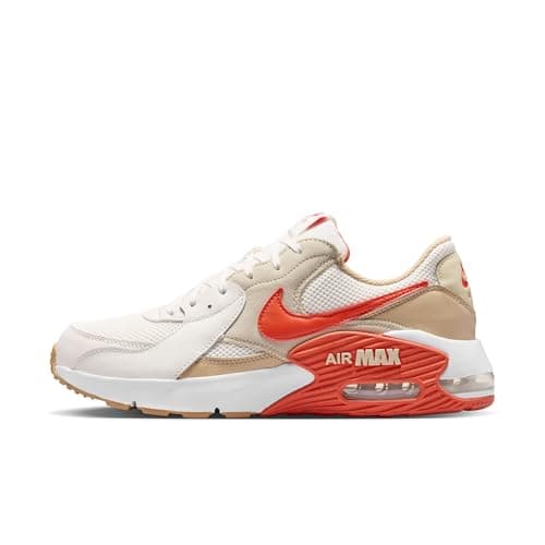 $70.97: Nike Men's Air Max Excee Shoes, Sail/Picante Red-Light Khaki-Linen, Various Sizes Between 6 and 12.5