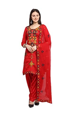 HSD salwar kameez Set for women ready to wear Indian Plus Size Party Wear patiala dresses for women Red