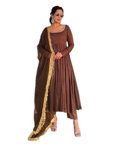 Kurta Set for Women Cotton Tunic Suit Sets Indian Summer Dress