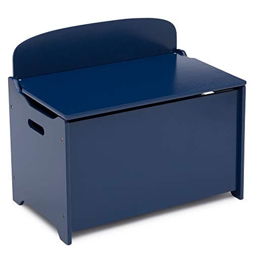 $24 | Delta Children MySize Deluxe Toy Box, Deep Blue at Amazon