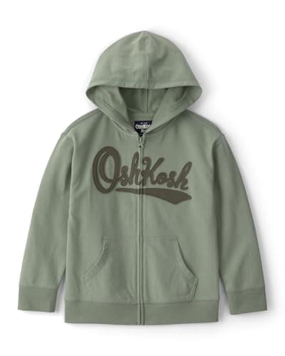 OshKosh B'gosh Boy Logo Hoodie, Green, 4