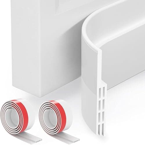 Grotheory Door Draft Stopper, Door Sweep, Weather Stripping Seal, 2 Pack