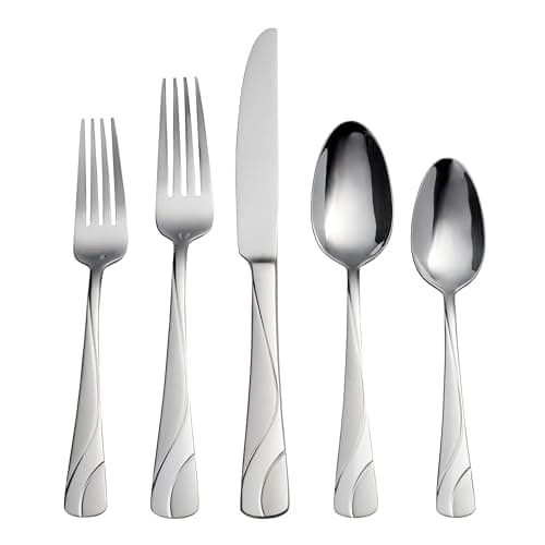 Oneida River 20 Piece Everyday...ce for 4, 18/0 Stainless Steel