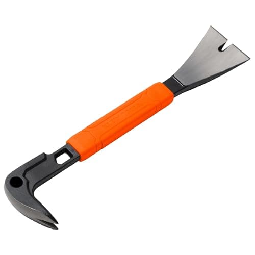 Klein Tools 66101 10-Inch Mold... Pry Bar, Shock Absorbing Grip