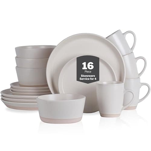 Stone Lain Jules Stoneware 16-...e, Microwave & Dishwasher Safe