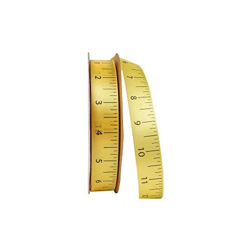 Reliant Ribbon Dyna Ruler Ribb...n, 7/8 Inch X 25 Yards, Yellow
