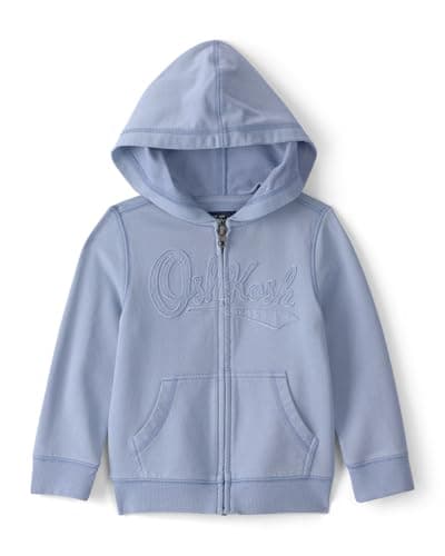 OshKosh B'gosh Boy Logo Hoodie, Blue, 2T