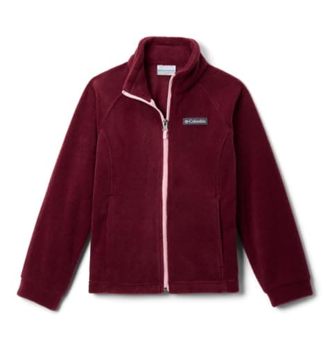 Columbia Youth Benton Springs Fleece Jacket, Rich Wine, 12/18