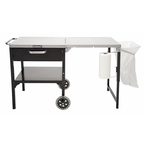 Prime Members: Cuisinart 48" x 24" Steel Folding Outdoor Grill Stand w/ Wheels $130.70 + Free S&H