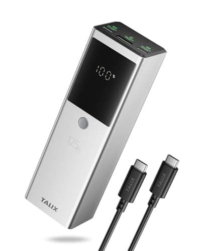 Prime Members: 3-Port TALIX 12800mAh 125W Laptop Power Bank w/ 240W USB-C Cable $25 + Free S&H