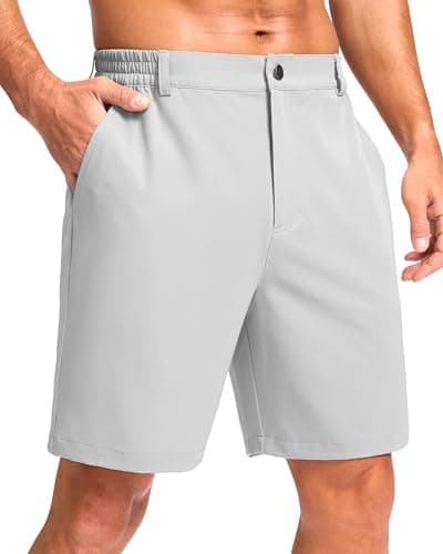 Pudolla Men's Lightweight Stretch Quick-Dry Golf Shorts (5"/7"/9" Inseams, various) from $13.75