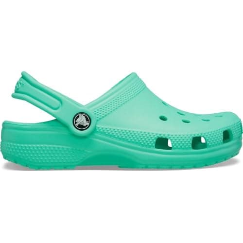 Crocs Unisex-Child Classic Clogs, Lagoon, 4 Toddler