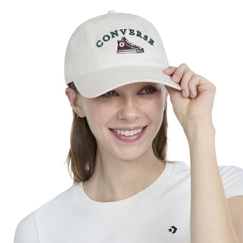 Converse Unisex AdultChuck Relaxed Cap, Egret, One Size