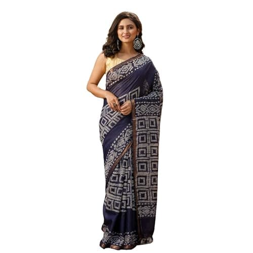 Indiehaat Kota Silk Batik Saree