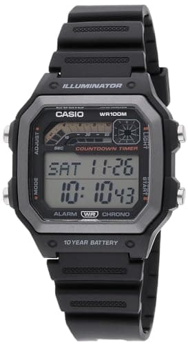 Casio WS-1600H Digital Watch – 90s Sport Design, 100M WR & 10-Year Battery $22.44 + Free S&H w/ Prime or $35+