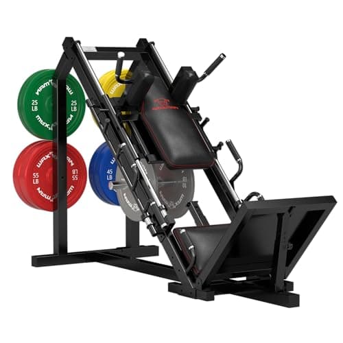 Waxman Leg Press Hack Squat Machine Combo, 2-in-1Leg Exercise Machine with Linear Bearing $1258
