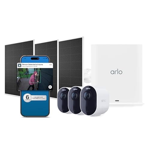 Arlo Ultra Security Camera 4K ...mal, 180° Field of View, White