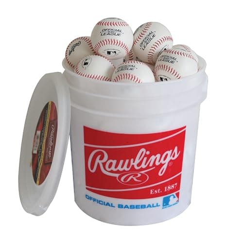 Rawlings Official League Recreational Use Practice Baseballs (Youth/8U, 24-Count Bucket) $30.00 w/ S&S + Free Shipping w/ Prime or on $35+