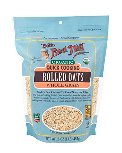 4-Pack 16-Oz Bob's Red Mill Organic Quick Cooking Rolled Oats $9.71 w/ S&S + Free Shipping w/ Prime or on $35+
