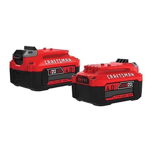 2-Pack CRAFTSMAN V20 4Ah Lithium Ion Power Tool Battery (CMCB204-2) $79.00 + Free Shipping