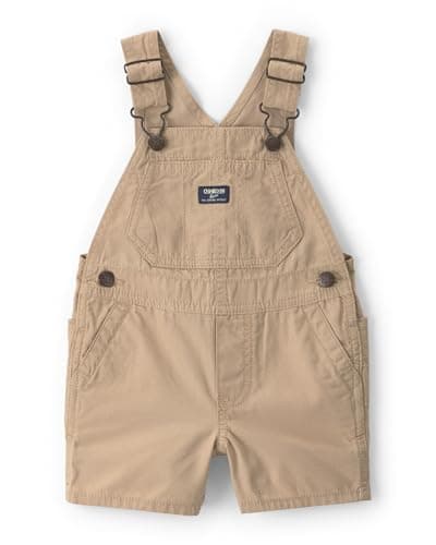 OshKosh B'gosh Boy World's Best Overalls, Khaki, 2T