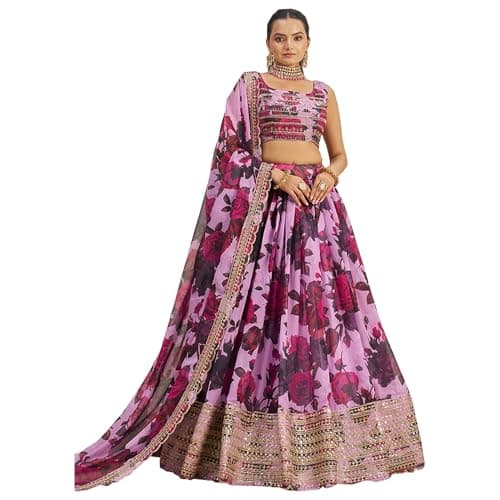 stylishfashion Indian Bollywood Designer Ready to Wear Lehenga Choli Party Wear Pakistani Beautiful Lengha Choli (Choice 3, Kids wear customization)