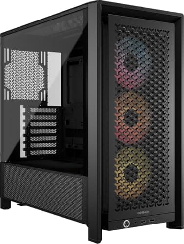 CORSAIR 4000D RS ARGB Frame Modular Mid-Tower ATX PC Case for $85 w/ Prime + free shipping