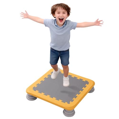 Mini Trampoline for Kids, Indo...r Recreation, Max Load 220 lbs