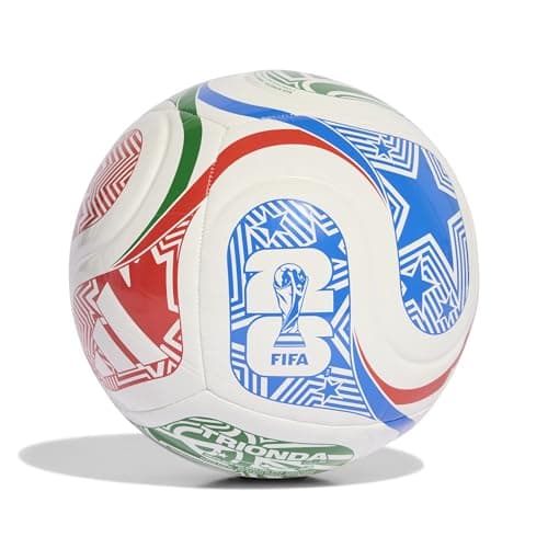 Adidas Unisex-Adult World Cup .../Vivid Red/Glory Blue/Green, 4