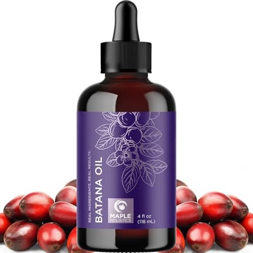 Pure Batana Oil for Hair Care - Cold Pressed 100% Batana Oil for Hair Skin & Nails - Moisturizes & Nourishes to Support Radiance - Vegan Non-GMO Hexane Free Dermatologist Tested (4 Fl Oz)