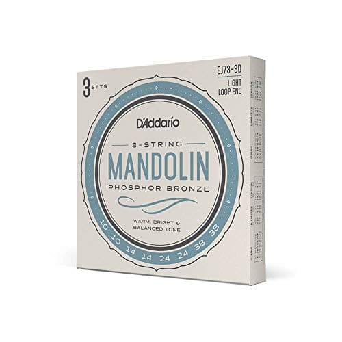 Select Regions: 3-Pk D'Addario Phosphor Bronze Mandolin Strings (Light, 10-38) $10