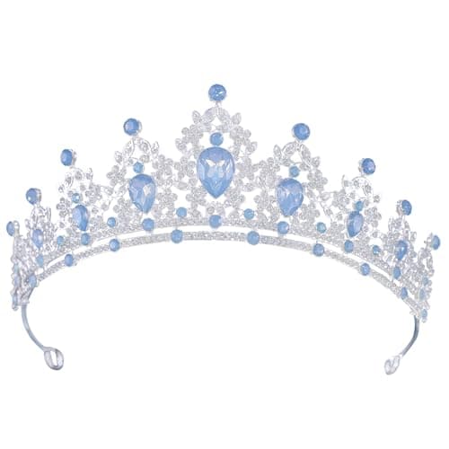 Crystal Crown and Tiara For Women - Rhinestone Headband For Princess Girls,Bridal Hair Accessories For Weddings Birthday